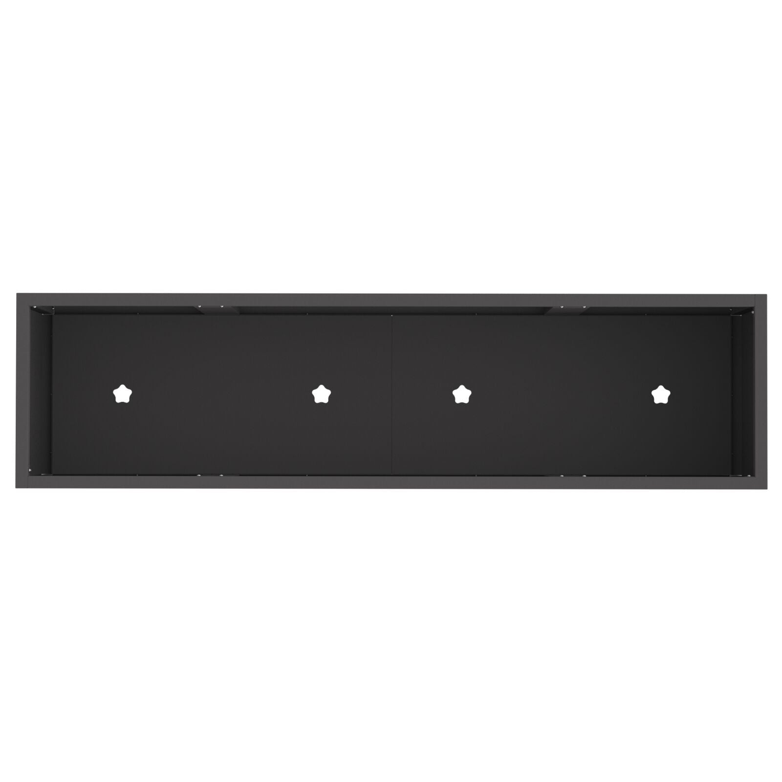 Huerto Elevado 100x26x82 cm Acero Negro V9647 Vetonek