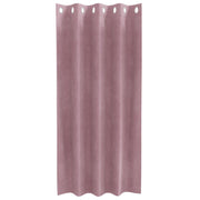Cortinas Opacas con Ojales 2 pcs de Terciopelo Rosa Oscuro V3303 Vetonek