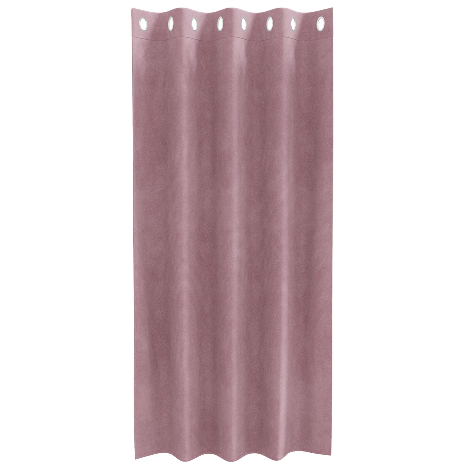 Cortinas Opacas con Ojales 2 pcs de Terciopelo Rosa Oscuro V3303 Vetonek