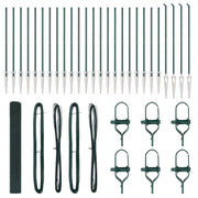 Cerca de Malla Soldada  con 13 Postes de Punta Verde 1.4x50 m de Acero V2881 Vetonek