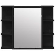 Juego de Muebles de Baño Conjunto de 3 Roble Negro V0356 Vetonek