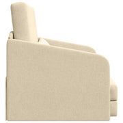 Sofá Cama  2 en 1 Crema 65x80x83 cm Tela V5630 Vetonek