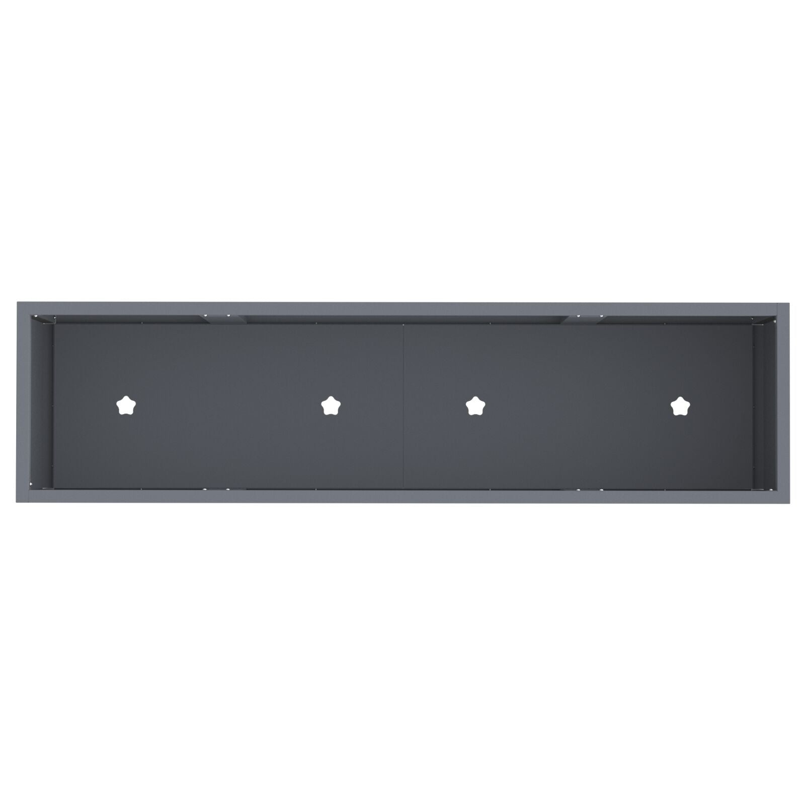 Jardinera Elevada 100x26x82 cm Acero Antracita V9661 Vetonek