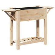Jardinería con estanterías 111x37x76 cm de madera maciza de pino V0623 Vetonek