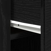 Bureau en chêne noir 100x49x75 cm Bois travaillé V2022 Vetonek