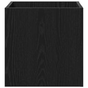 caja de jardinería en madera de roble negra 40x40x40 cm V1841 Vetonek