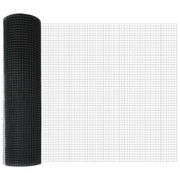 Cerca de malla soldada  con 13 postes gris 0.8x100 m acero V0672 Vetonek