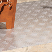 Plaques antidérapantes en aluminium - 4 pcs de 90x50 cm V7691 Vetonek