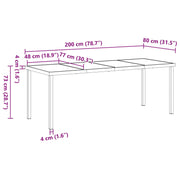 Conjunto de Comedor de Jardín de 9 Piezas Rattan Polímero Negro V4526 Vetonek