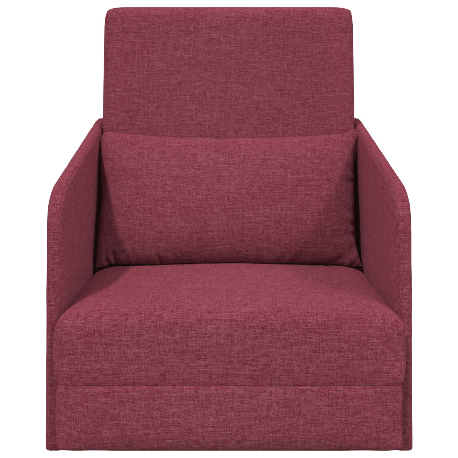 Sofá cama de suelo  2 en 1 Rojo Vino 65x80x83 cm Tela V5609 Vetonek