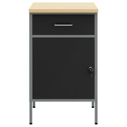 Armario de Trabajo  Negro 50x55x84 cm Acero V0032 Vetonek