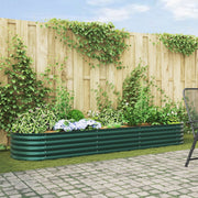 Huerto Elevado Verde 320x80x44 cm de Acero Galvanizado V3573 Vetonek