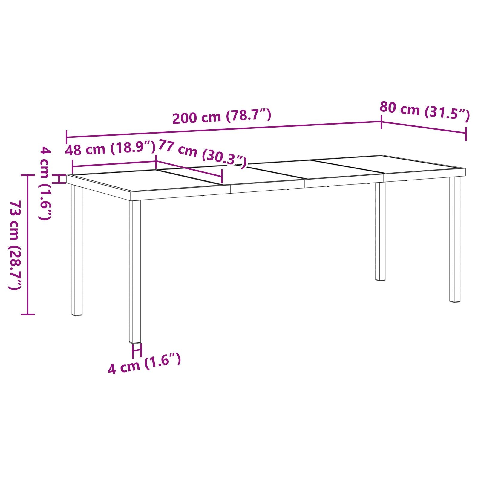 Set de Comedor de Jardín de 7 Piezas  con Cojines Marrón Ratán Polimérico V8500 Vetonek