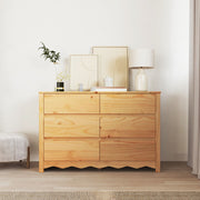 Cómoda ""DRAMMEN"" 111x43x73,5 cm de Madera Sólida de Pino V7064 Vetonek
