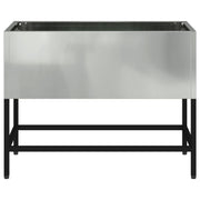 jardinera elevada 60x26x45 cm acero galvanizado V9760 Vetonek