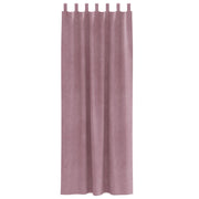 Blackout Curtains with Hanging Ties 2 pcs Dark Pink Velvet V3433 Vetonek