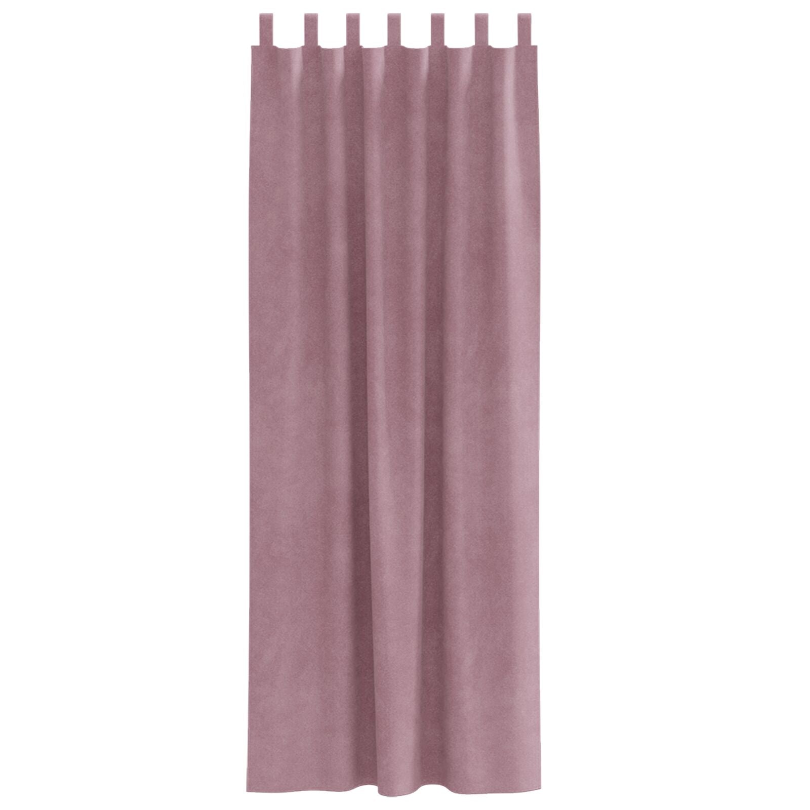 Blackout Curtains with Hanging Ties 2 pcs Dark Pink Velvet V3433 Vetonek