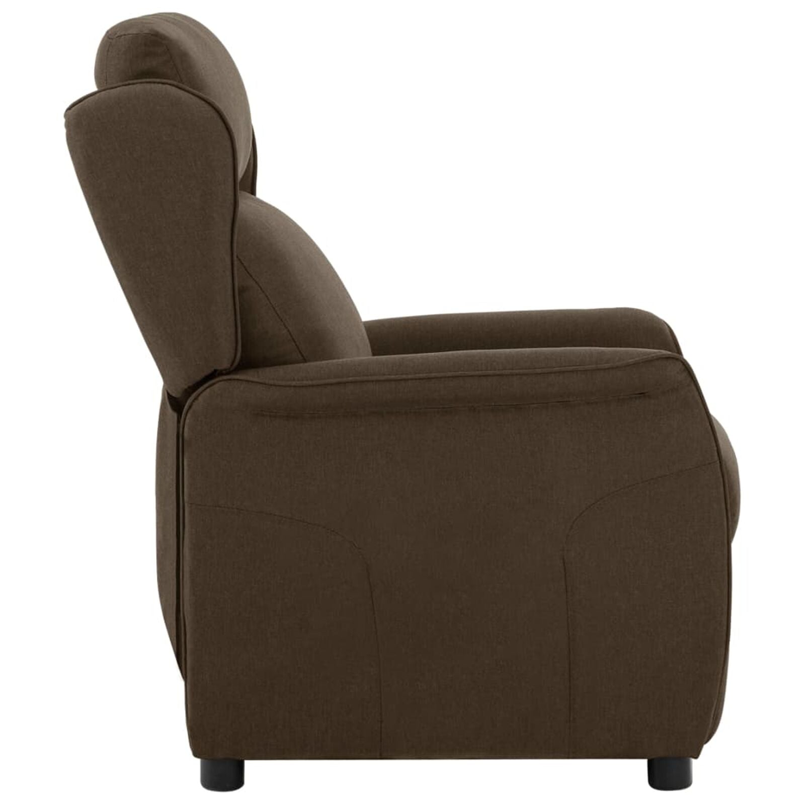 Brown Recliner 67.5x93.5x101.5 cm Fabric V2008 Vetonek