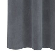 Blackout Curtains with Top Tape 2 pcs of Light Gray Velvet V3839 Vetonek