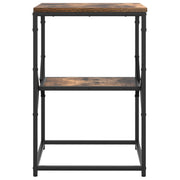 Mesa Lateral de de Roble Ahumado 41x40x60 cm de Madera Engineered V8763 Vetonek