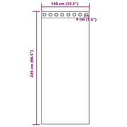 Blackout Curtains with Eyelets 2 pcs Mustard Yellow Velvet V3624 Vetonek