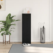 Armario para zapatos Negro Roble 29,5x35x100,5 cm Madera V5042 Vetonek