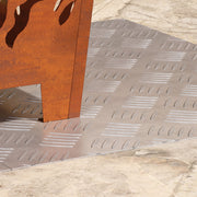 Plaques antidérapantes en aluminium 2 pcs 60x50 cm V7561 Vetonek