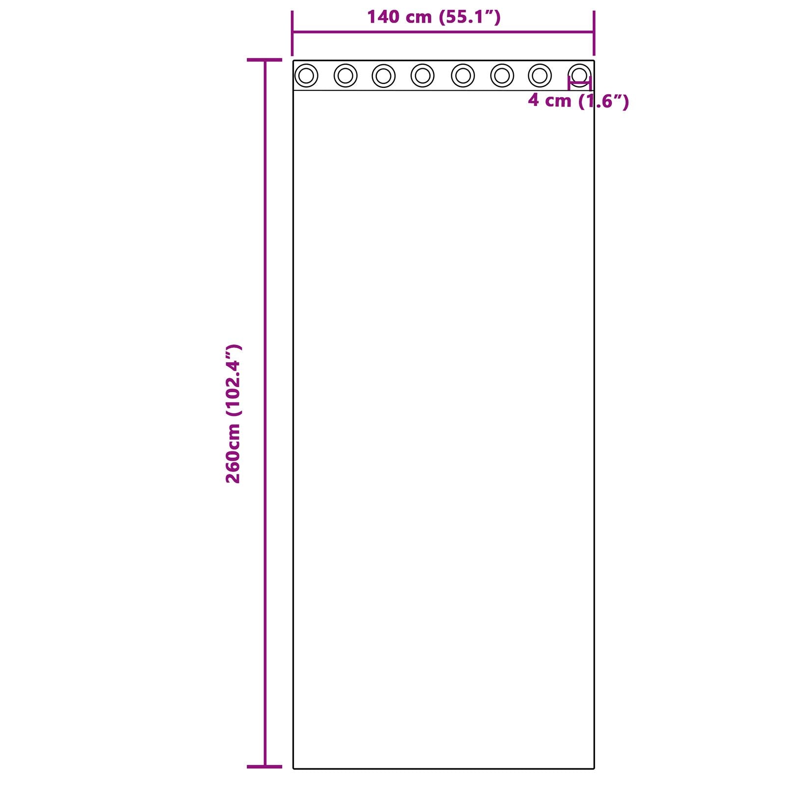 Blackout Curtains with Eyelets 2 units Light Gray Velvet V3488 Vetonek