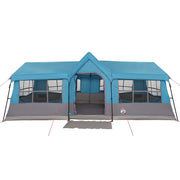 Camping Tent with Blue Windows 12 Persons Waterproof V5094 Vetonek