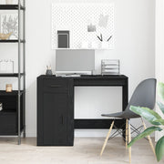Bureau en chêne noir 100x49x75 cm Bois travaillé V2022 Vetonek