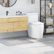 Lot de 2 tapis de bain antidérapants gris en polypropylène V9790 Vetonek