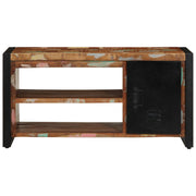 Multicolor shoe bench 100x40x50 cm Reclaimed wood V9751 Vetonek