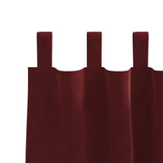 Blackout Curtains with Suspension Ties 2 pcs Wine Red Velvet V4034 Vetonek