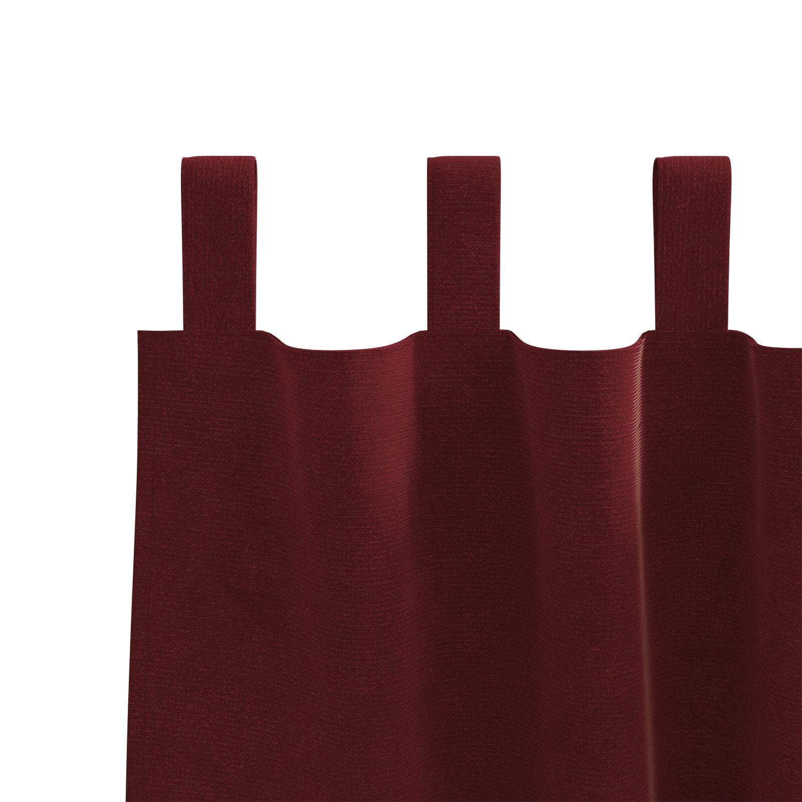 Blackout Curtains with Suspension Ties 2 pcs Wine Red Velvet V4034 Vetonek