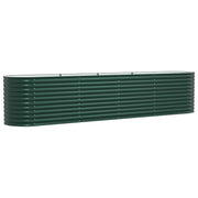Huerto elevado Verde 400x80x81 cm Acero Galvanizado V3511 Vetonek