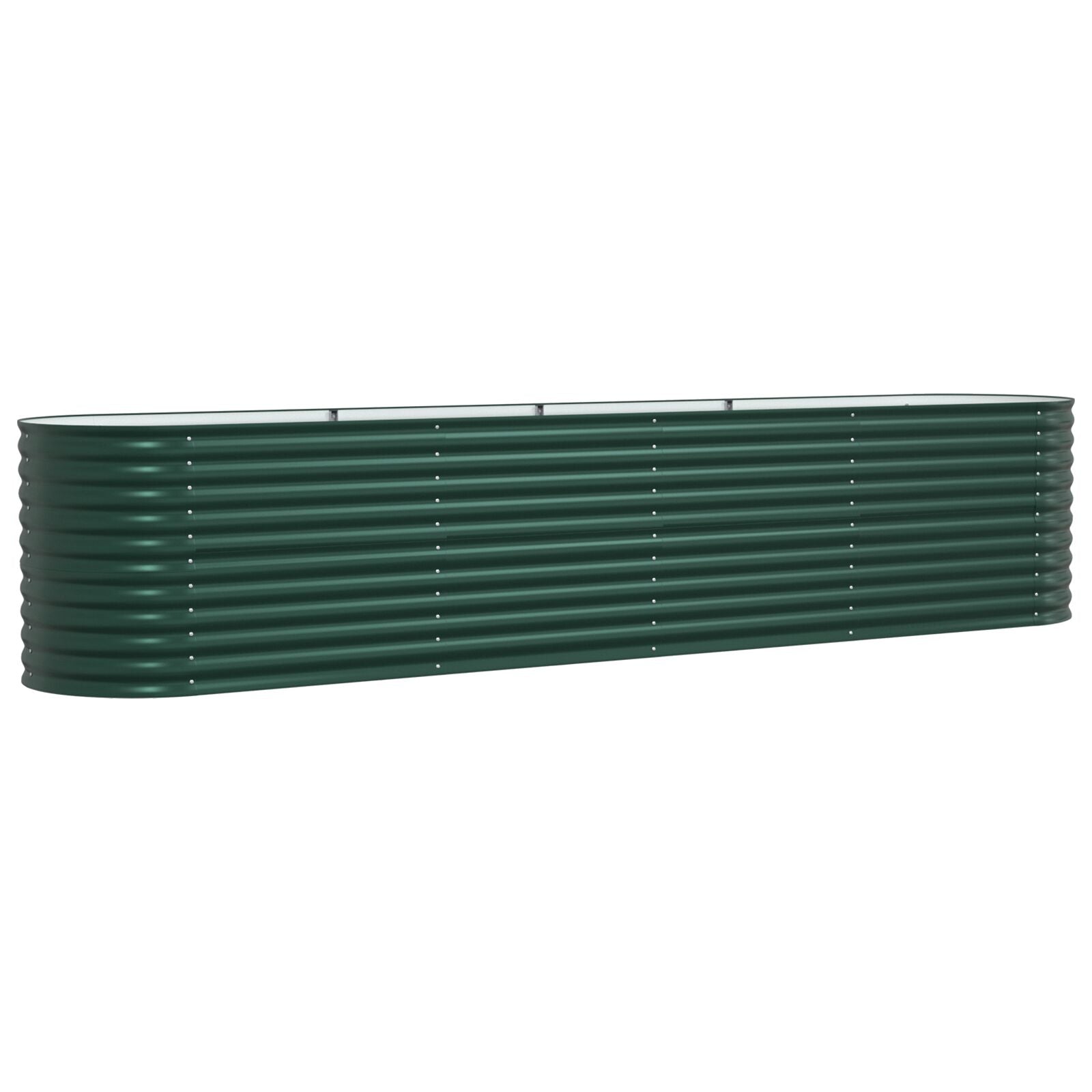 Huerto elevado Verde 400x80x81 cm Acero Galvanizado V3511 Vetonek