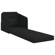 Sofá Cama Negro 2-en-1 65x80x83 cm V5593 Vetonek