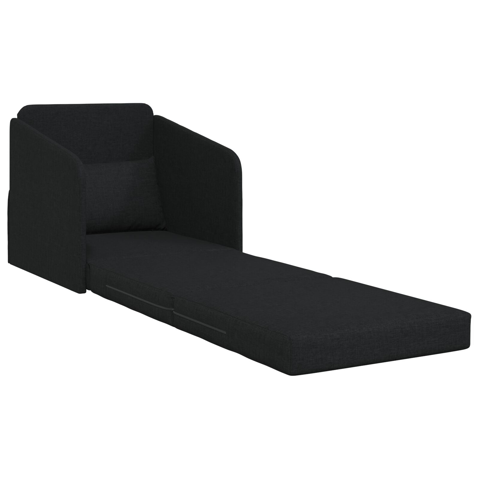 Sofá Cama Negro 2-en-1 65x80x83 cm V5593 Vetonek