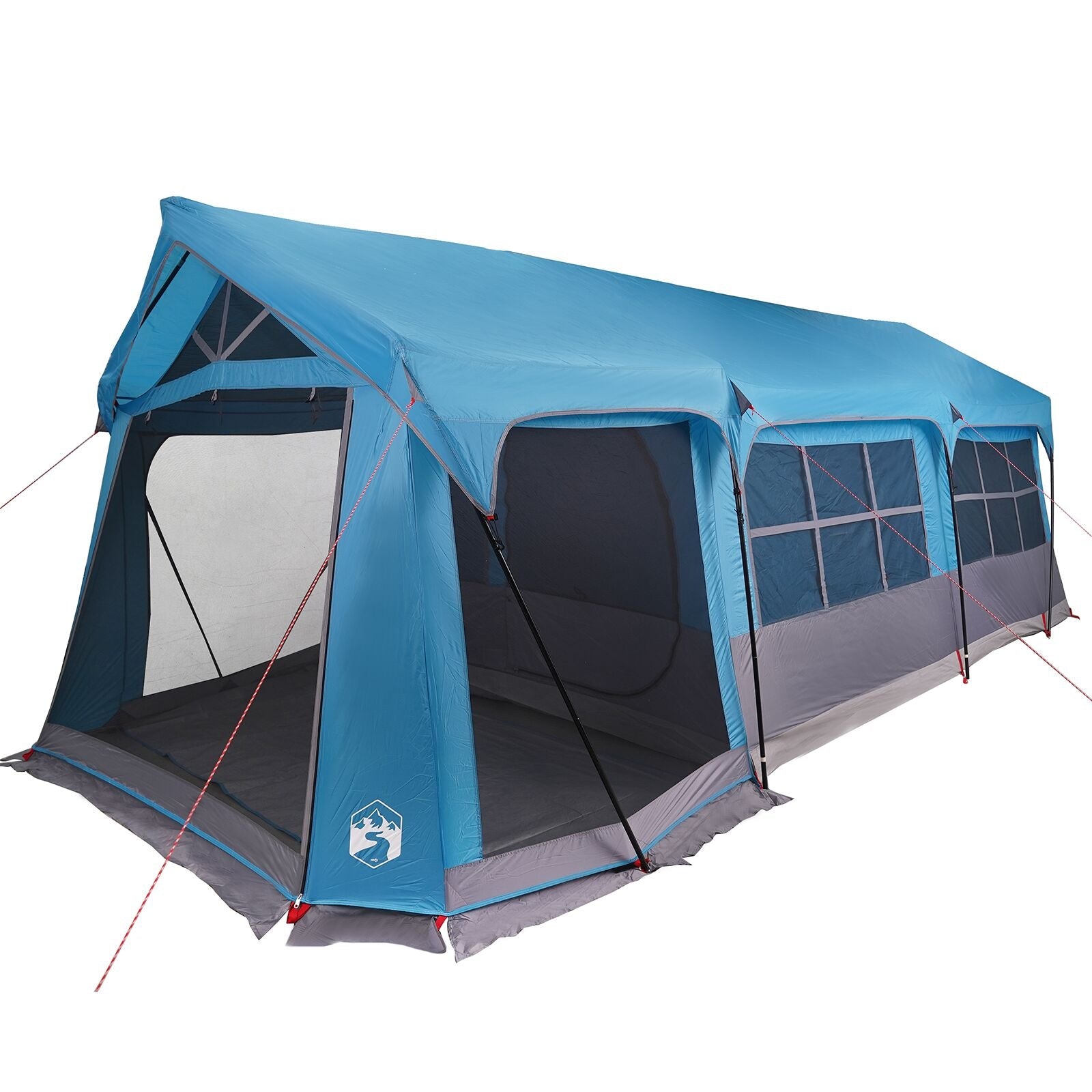 Camping Tent with Blue Windows for 10 Persons Waterproof V5063 Vetonek