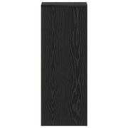 Zapatero Negro Roble 31,5x35x90 cm Madera de alta calidad V0875 Vetonek