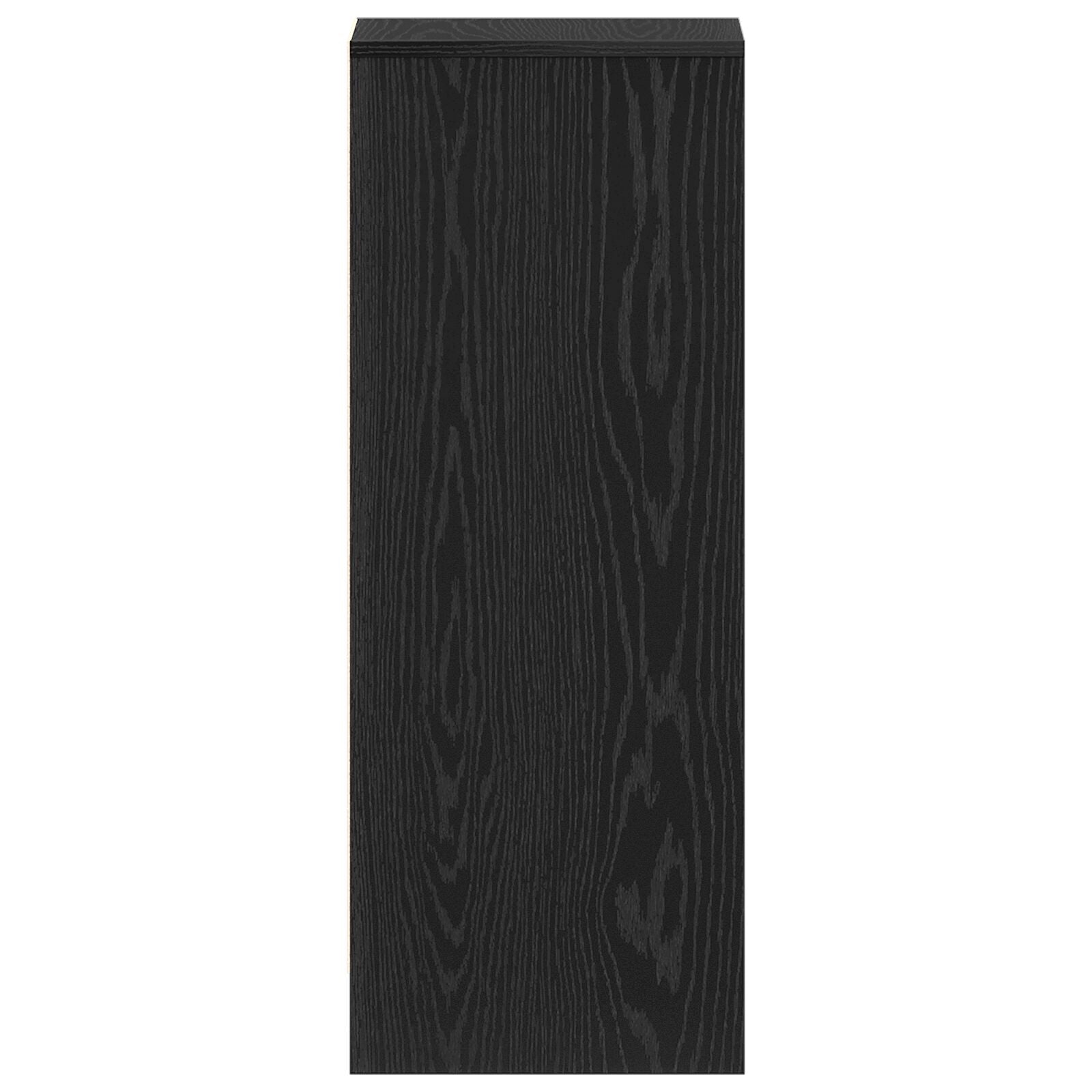 Zapatero Negro Roble 31,5x35x90 cm Madera de alta calidad V0875 Vetonek