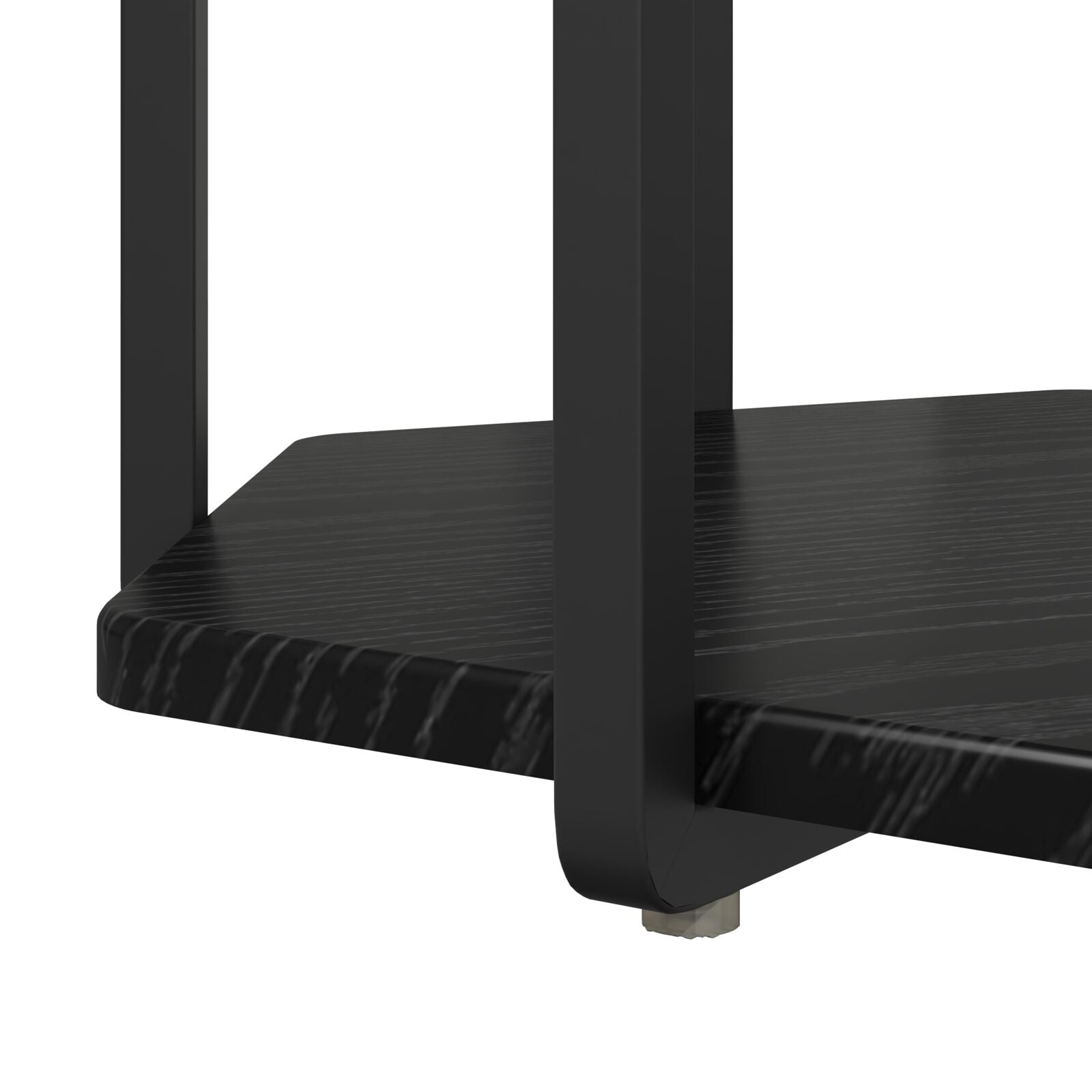 Mesa Lateral 2 pcs Madera de Roble Negro y Metal V4344 Vetonek