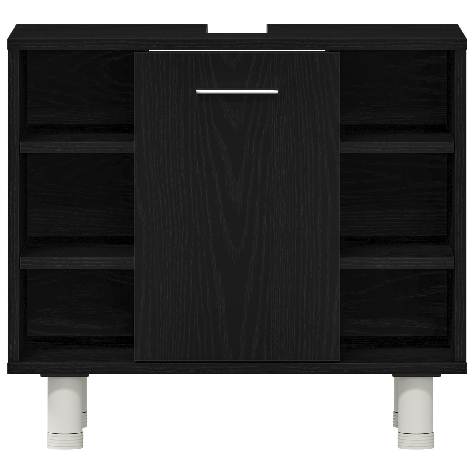 Juego de Muebles de Baño Conjunto de 3 Roble Negro V0356 Vetonek