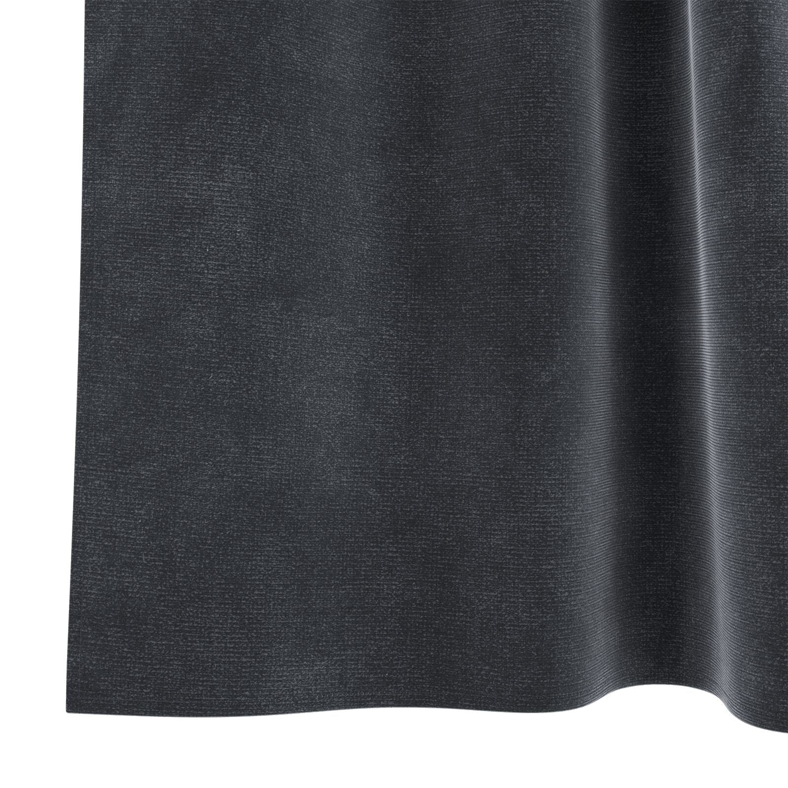Blackout curtains with suspension ties 2 pcs Dark gray velvet V3280 Vetonek