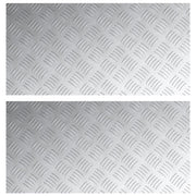 Plaques antidérapantes en aluminium, 2 pièces, 80x40 cm V7400 Vetonek