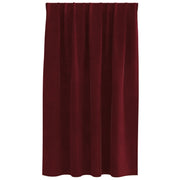 Blackout Curtains with Top Tape 2 pcs Burgundy Velvet V3945 Vetonek