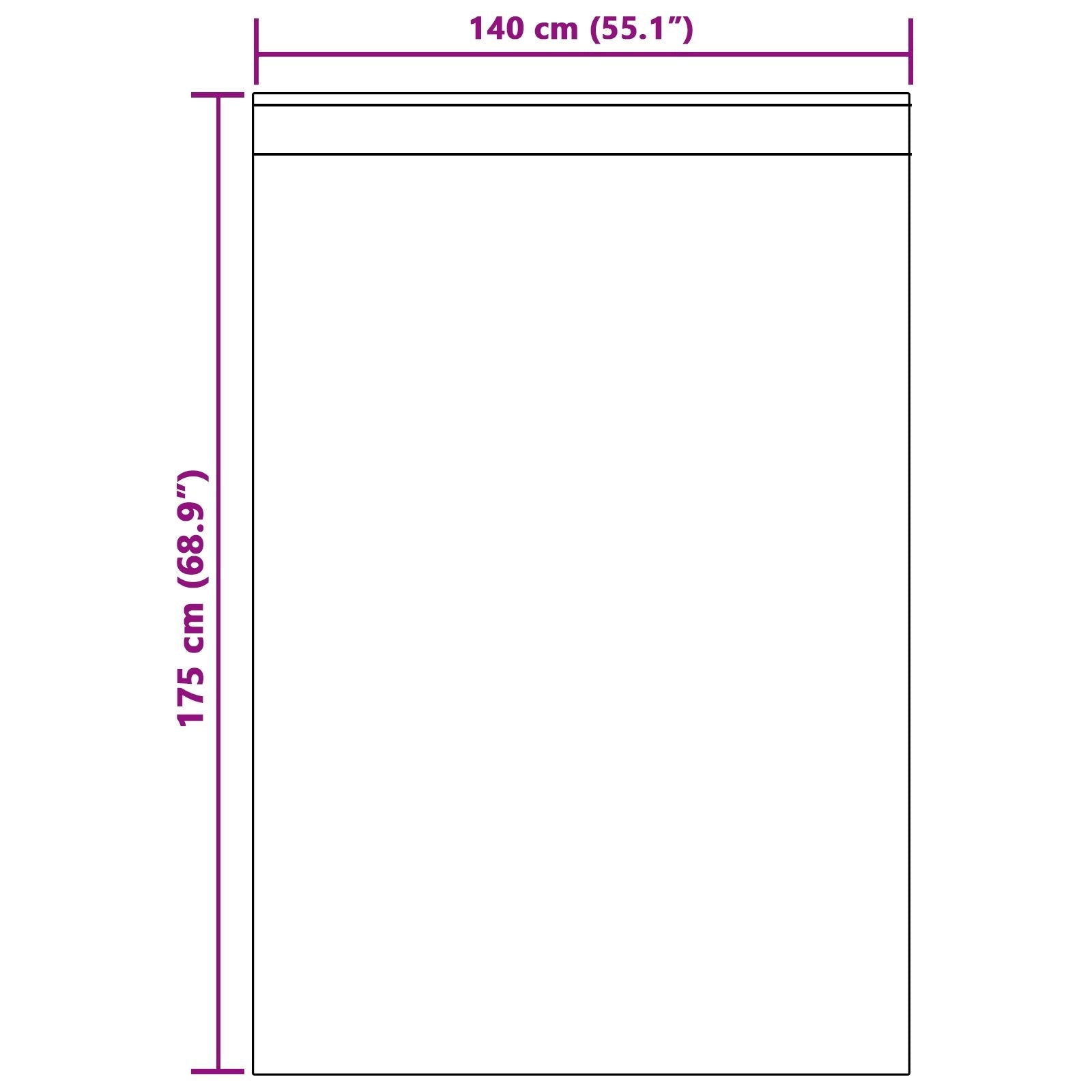 Blackout curtains with ribbon on top 2 pcs Velvet wine red V3952 Vetonek