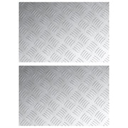 Plaques en aluminium gaufré 2 pcs Antidérapant 60x40 cm V7325 Vetonek