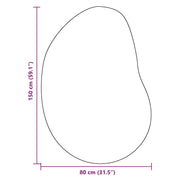 Alfombra de área  Beige 80x150 cm Antideslizante V5747 Vetonek