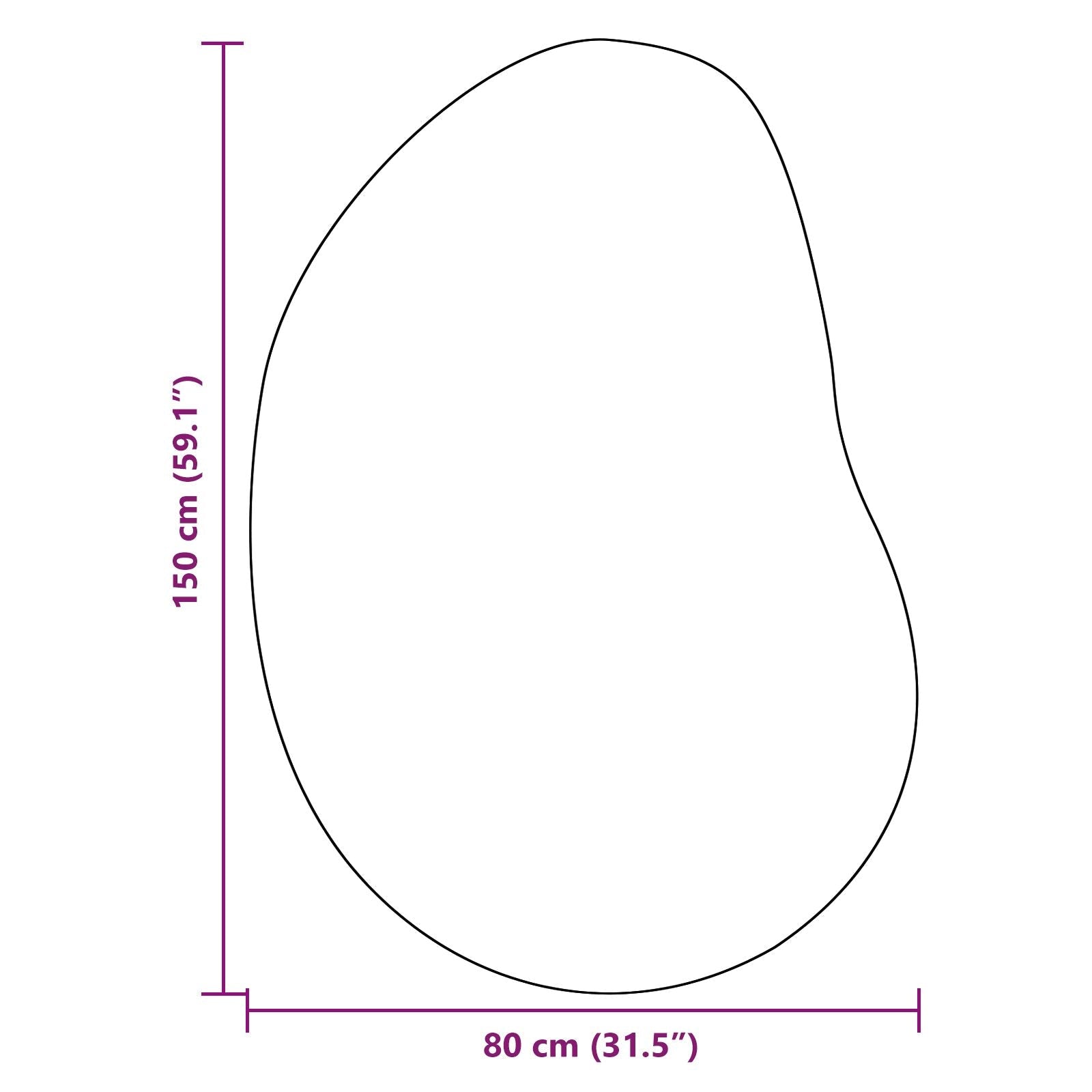 Alfombra de área  Beige 80x150 cm Antideslizante V5747 Vetonek